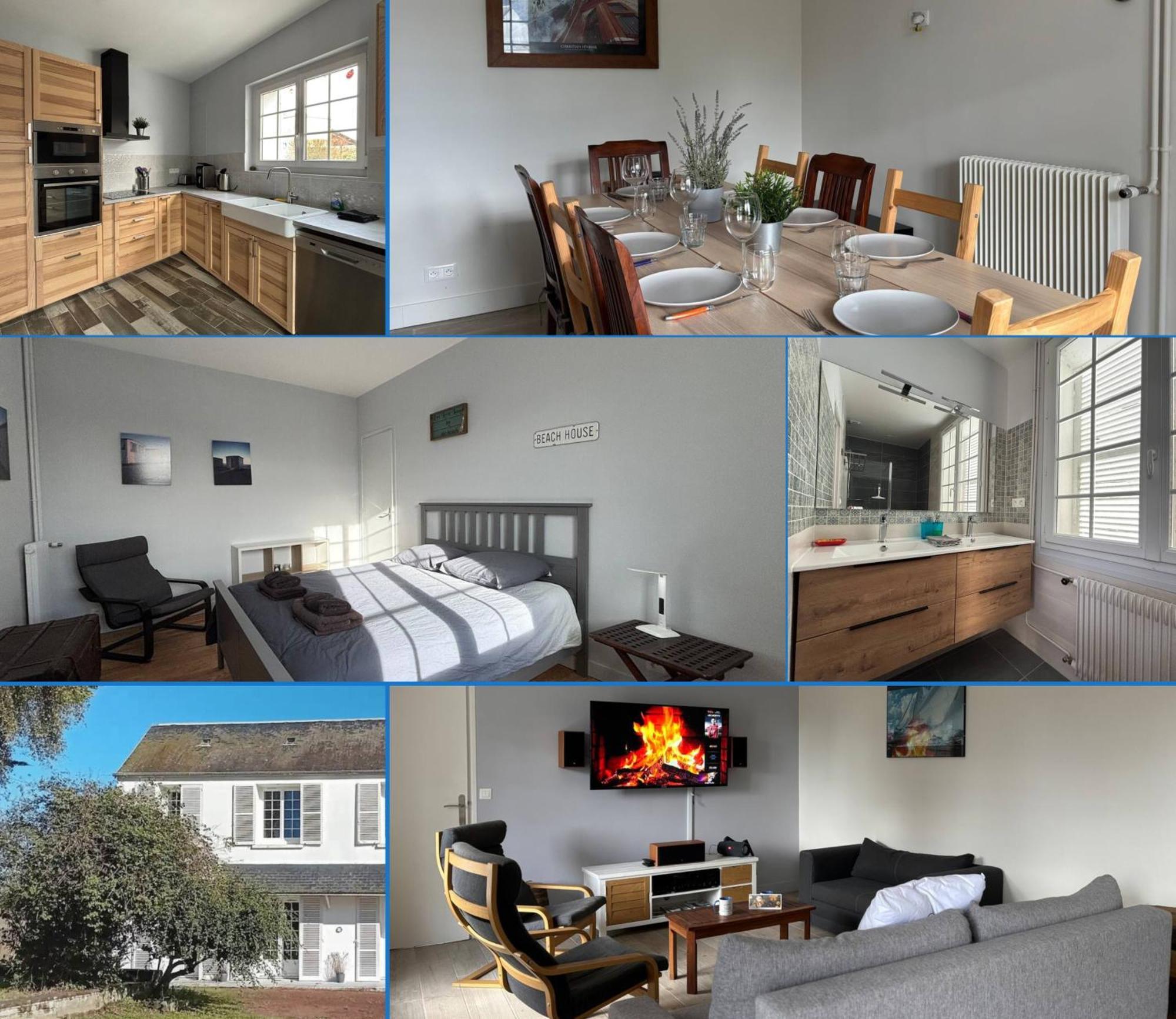 La Fromagerie Maison Lumineuse Et Spacieuse Beau Sejour 5 Ch 2 Wc 1 Sdb Grand Jardin Clos 5Mn A Pied Commerces 10 Mn Plage Omaha Beach Proche Plages Du Debarquement Trevieres Ngoại thất bức ảnh